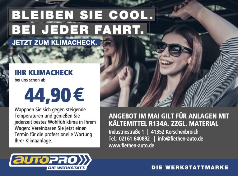 klimacheck-auto-fiethen Klimacheck im Mai